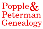 Popple and Peterman Genealogy